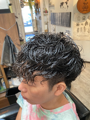 波巻きスパイラルパーマ