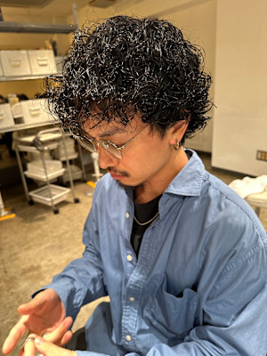 スパイラルパーマ