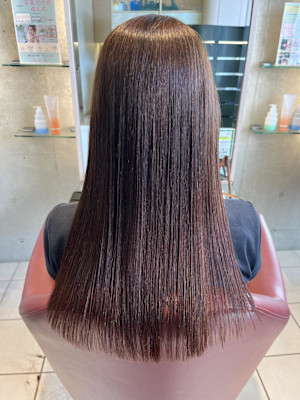 髪質改善ストレート