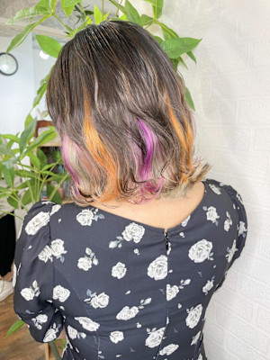 ３色インナーカラー