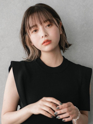 インナーカラーボブ/ボブ/大人ボブ/インナーカラー/髪質改善