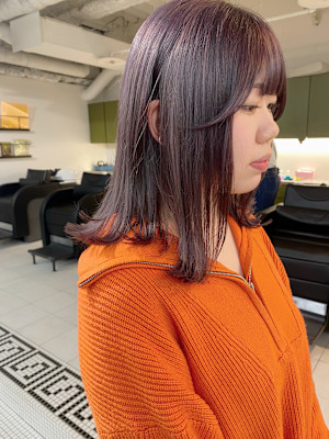 ラベンダーベージュダブルカラーブリーチ名駅/名古屋