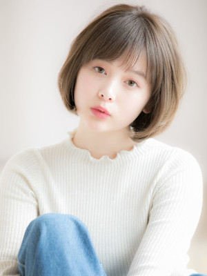 【monaco】30代ベース顔さんにオススメなふんわりボブ