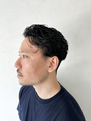 【メンズ メンズパーマ ニュアンス oggiotto】