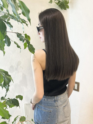 〜大人女性のロングヘアカラー〜