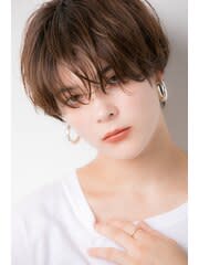 大人可愛い大人美人小顔カットショコラアッシュ