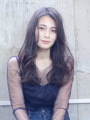 似合わせカット　ピンクブラウン　エアリーロング　美髪