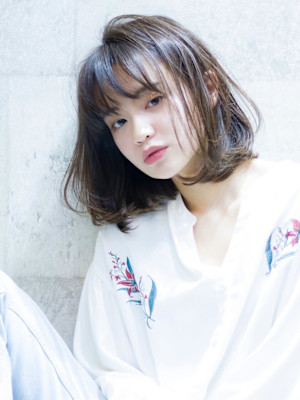 ブランジュ　大人かわいい　大人ボブ　前髪