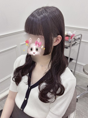 ぱっつん前髪×姫カット＊まゆ