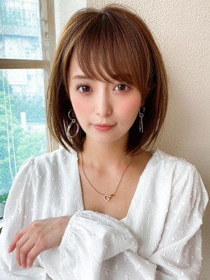 美髪/髪質改善/韓国/切りっぱなしボブ/フェイスレイヤー