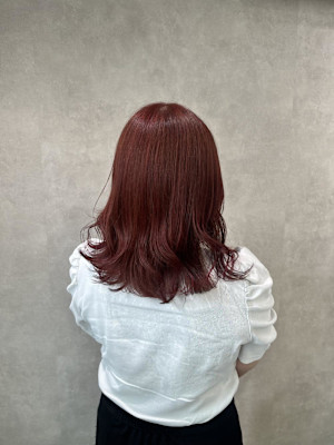 miu　ブリーチ無しレッドカラー