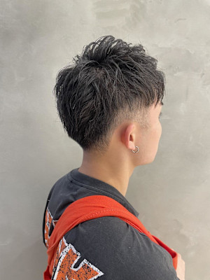 メンズカット/アップバング/ツーブロック