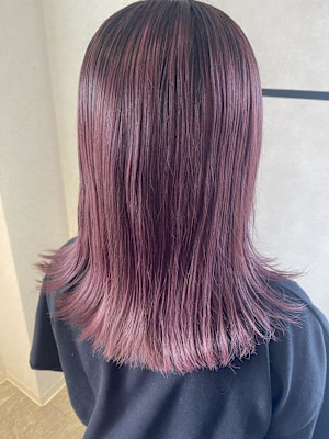 ダブルカラーのピンクバイオレット