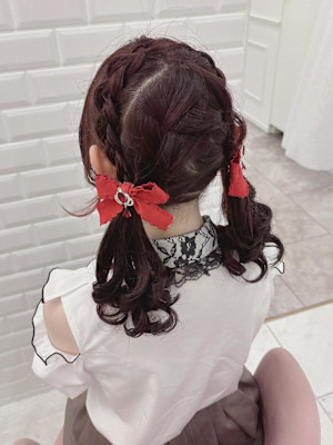 編み込みツインテール＊まゆ