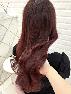 ブリーチなしでかわいいピンク＊まゆ