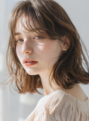 うる艶カラー+髪質改善oggiotto ¥5200/仙台　