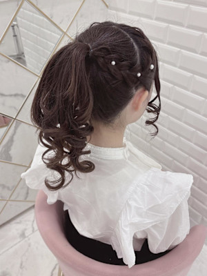 編み込みポニーテール＊まゆ