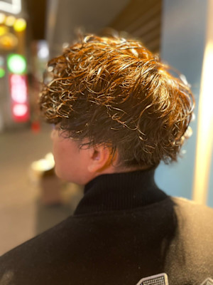 波巻きスパイラルパーマ