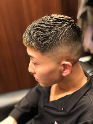 スキンフェード×濡れパン