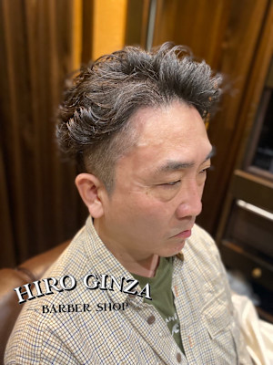 ツーブロックナチュラルパーマ