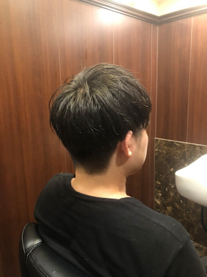 ツーブロックマッシュ