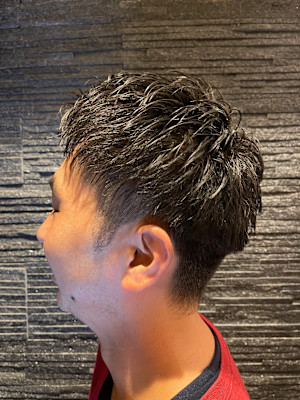 アップバングショート