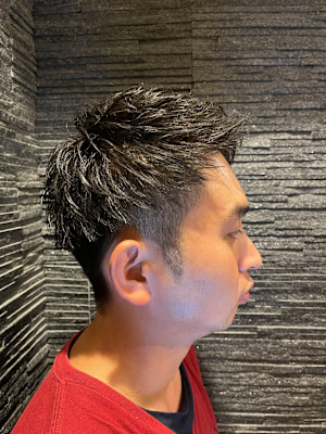 アップバングショート