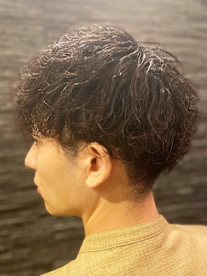 ツイストスパイラルパーマ×マッシュ