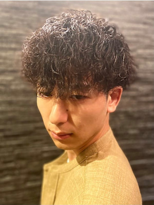 ツイストスパイラルパーマ×マッシュ