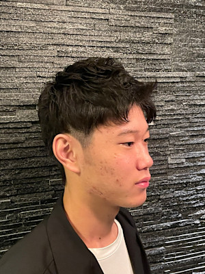 アップバングスタイル