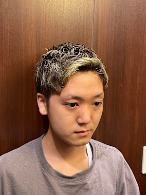 アップバングスタイル