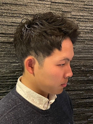 アップバングスタイル