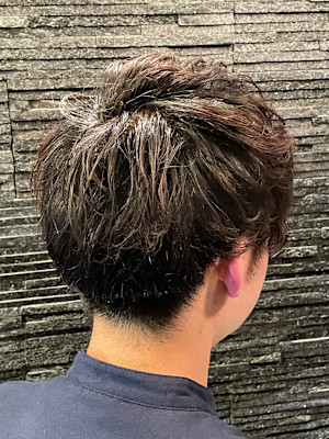 マッシュ×パーマ