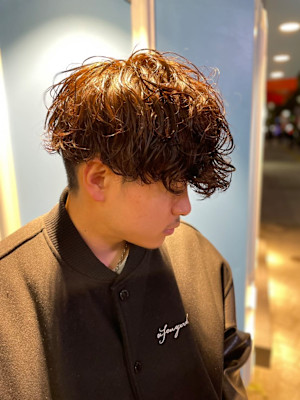 波巻きスパイラルパーマ