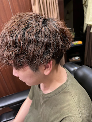 スパイラルパーマ