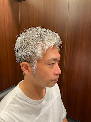 アップバングスタイル