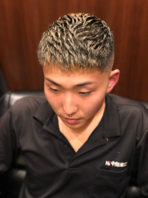 スキンフェード×濡れパン