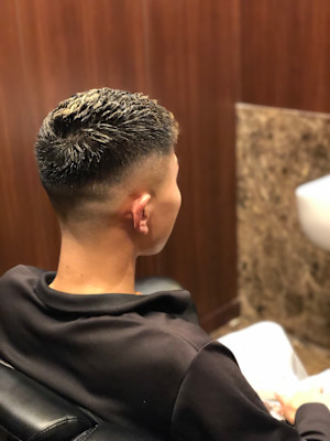 スキンフェード×濡れパン