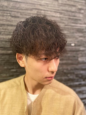 ツイストスパイラルパーマ×マッシュ