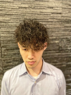 スパイラルパーマ×バーバースタイル×針金パーマ