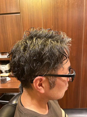 ビジネススパイラルパーマスタイル