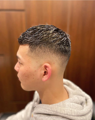 クロップ×スキンフェード