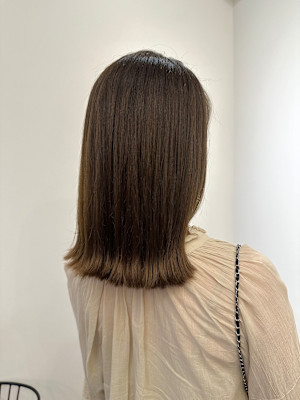 池袋 イルミナカラー 切りっぱなし ベージュカラー♪