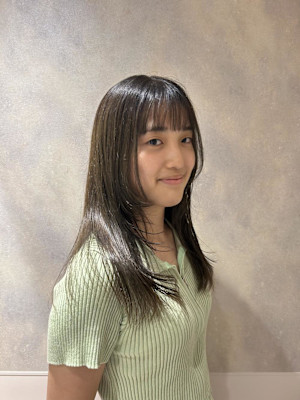 レイヤー＋オリーブカラー