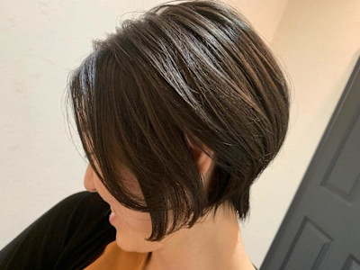 前下がりショートボブ