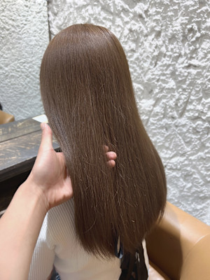 お客様スタイル★ツヤ髪グレージュ