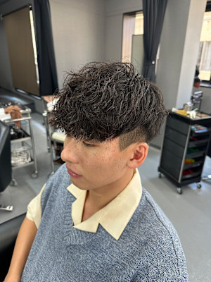 スパイラルパーマ　メンズ