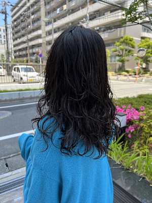 夏パーマ先取りスタイル