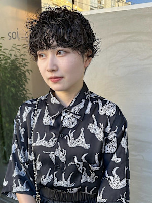 マッシュショート/パーマ/ショートパーマ/ショートヘア◎下北