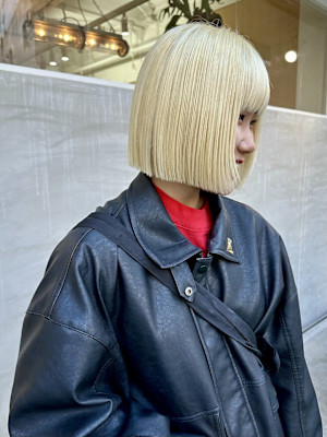 抜きっぱなしブリーチ/ケアブリーチ/ハイトーン/ボブ_下北沢